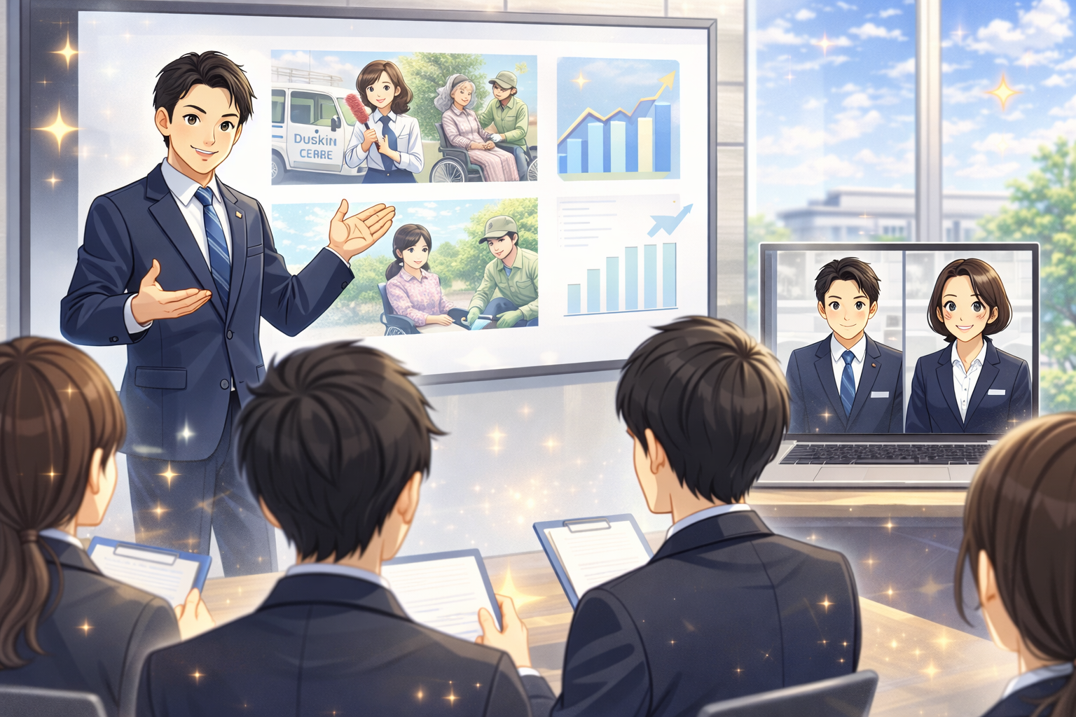 会社説明会の様子