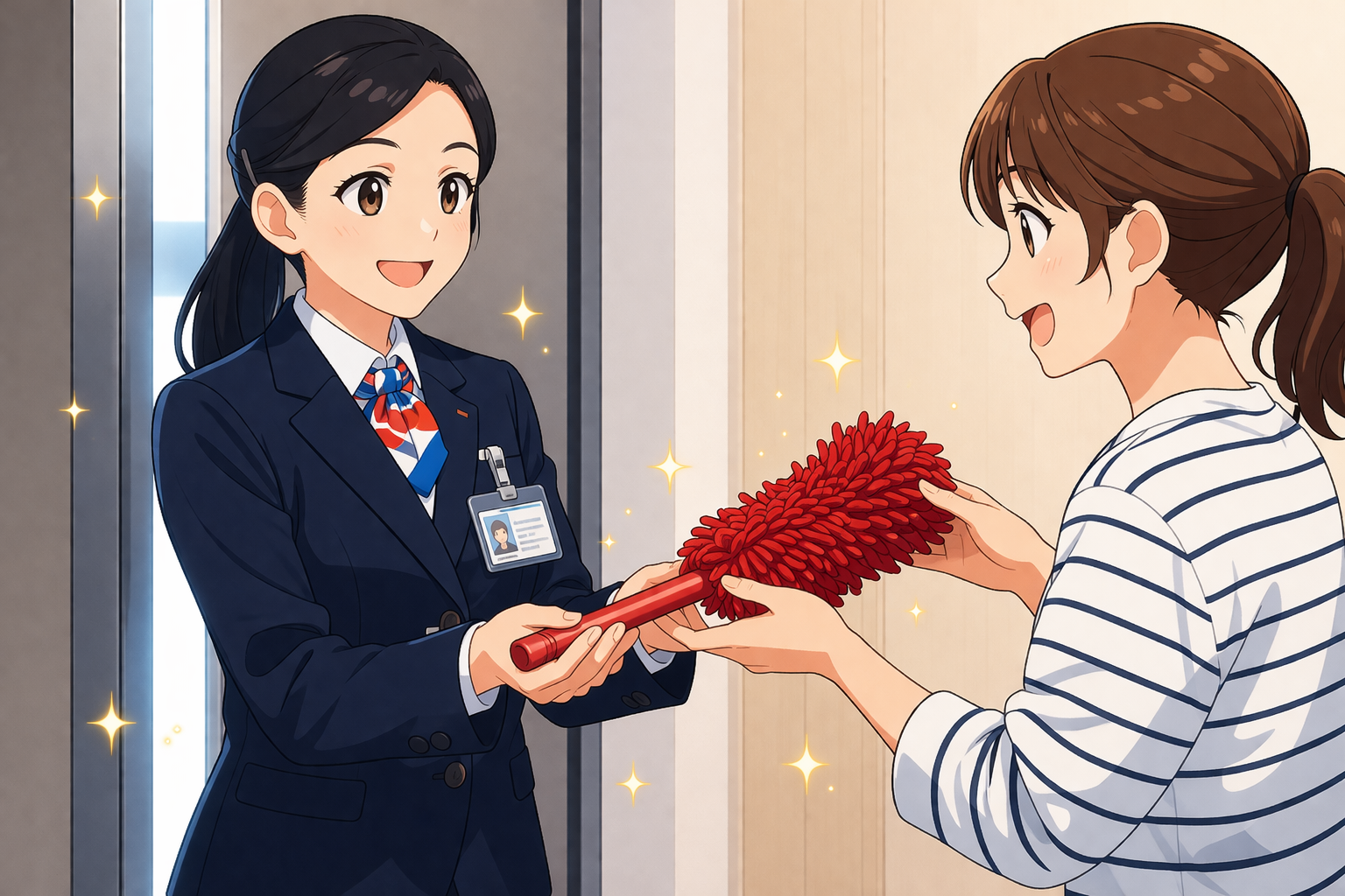 満足そうなお客様のイメージ
