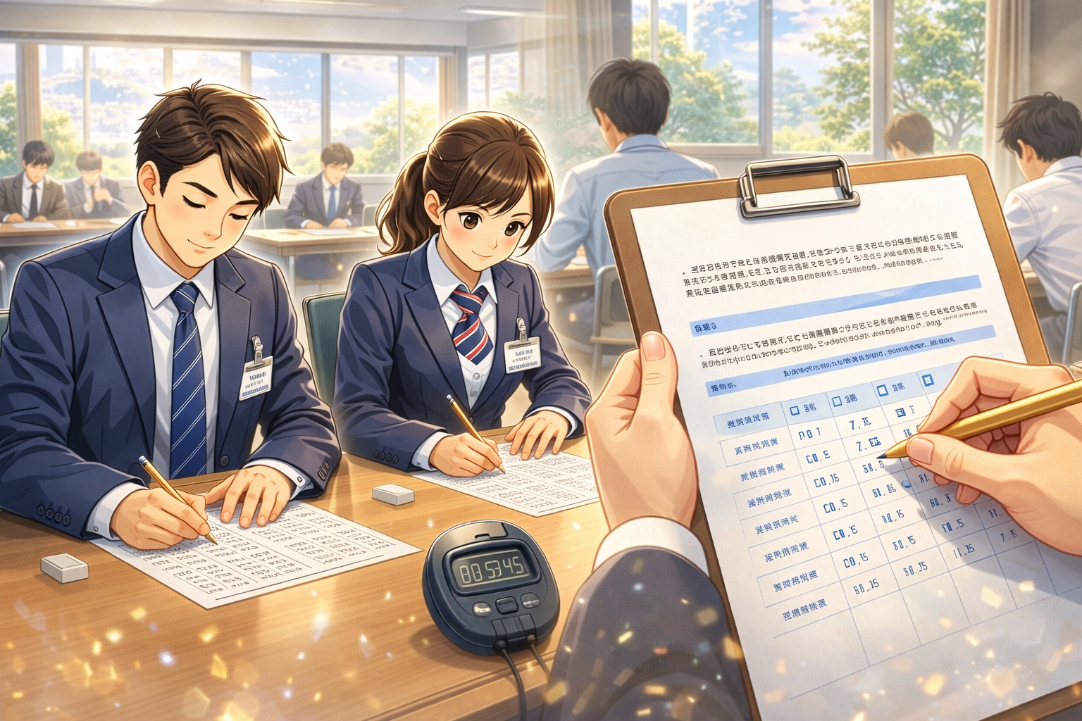 筆記テスト・適正検査